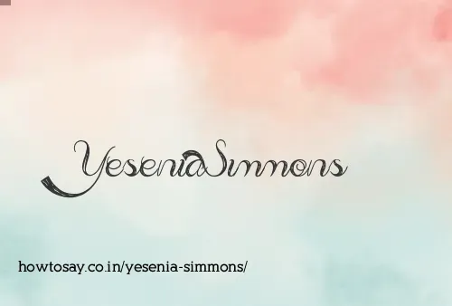 Yesenia Simmons