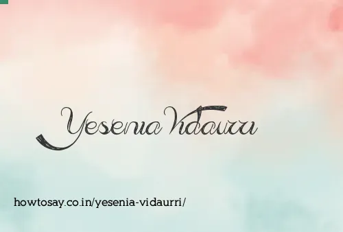 Yesenia Vidaurri