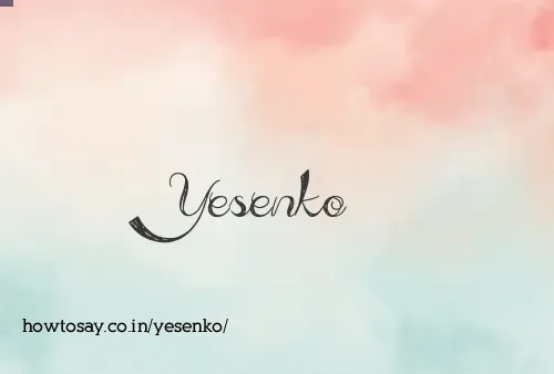 Yesenko