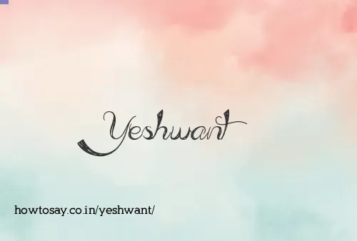 Yeshwant