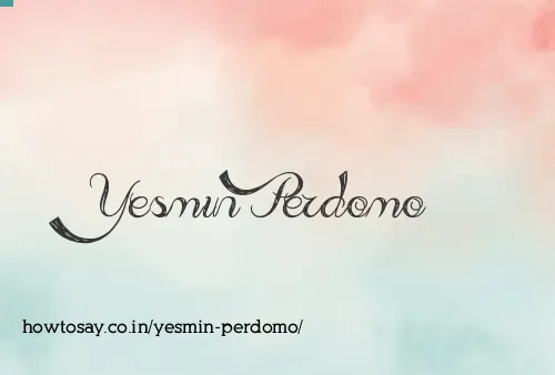 Yesmin Perdomo