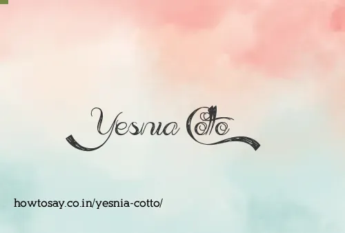 Yesnia Cotto