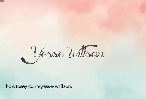 Yesse Willson