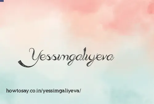 Yessimgaliyeva