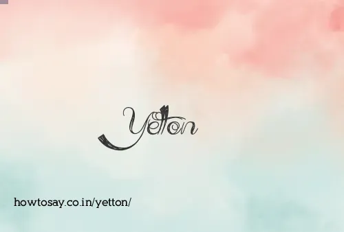 Yetton