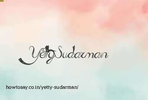 Yetty Sudarman
