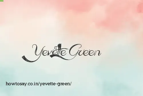 Yevette Green