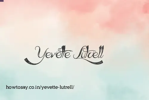 Yevette Lutrell