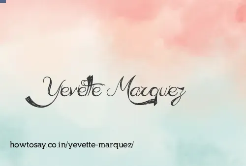 Yevette Marquez