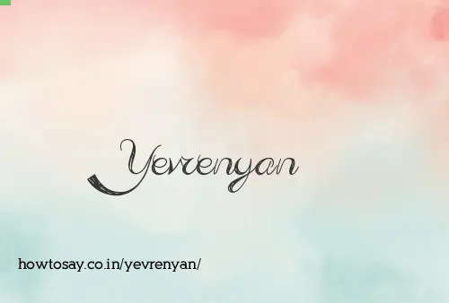 Yevrenyan