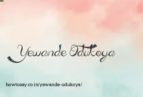 Yewande Odukoya