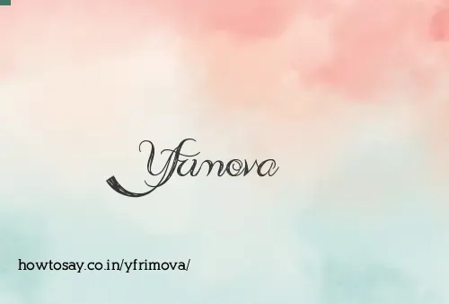 Yfrimova