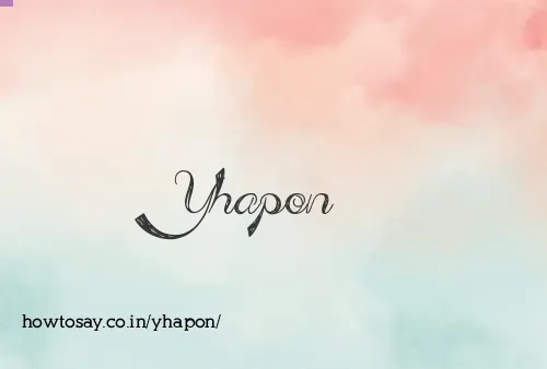Yhapon