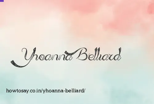 Yhoanna Belliard