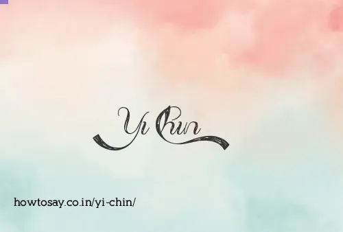 Yi Chin