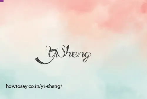 Yi Sheng