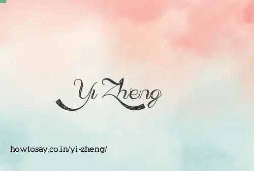 Yi Zheng
