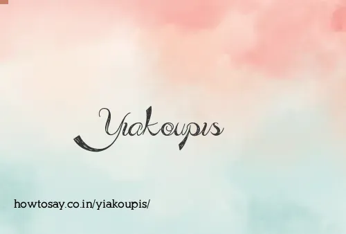Yiakoupis