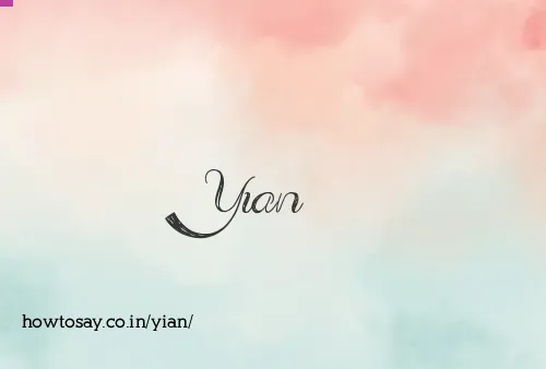 Yian