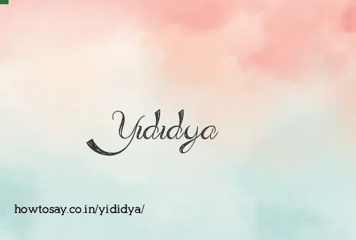 Yididya