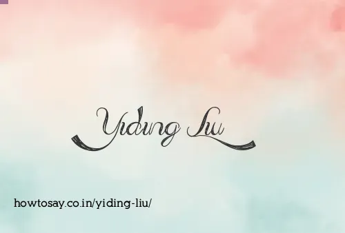 Yiding Liu