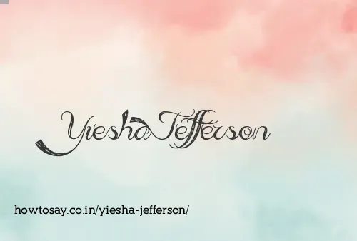 Yiesha Jefferson