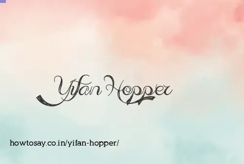 Yifan Hopper