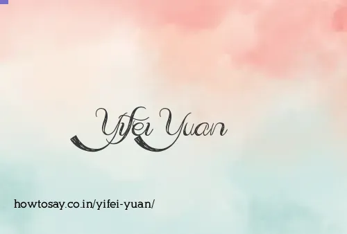 Yifei Yuan