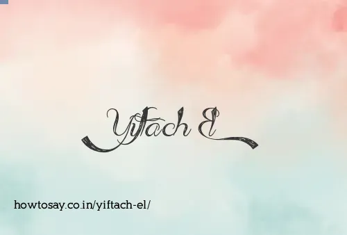 Yiftach El