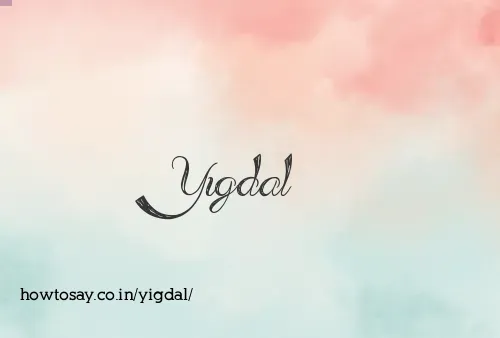 Yigdal