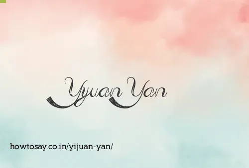 Yijuan Yan