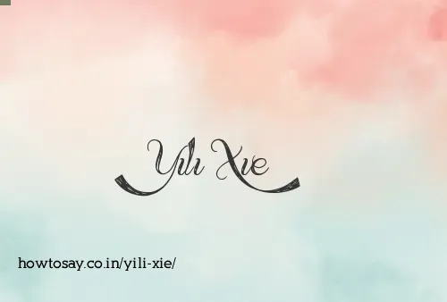 Yili Xie