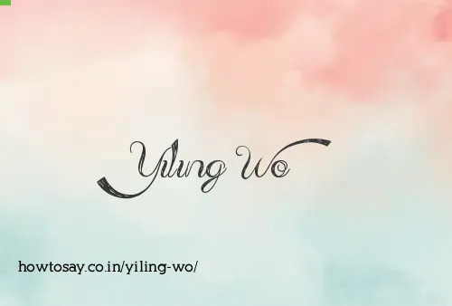 Yiling Wo