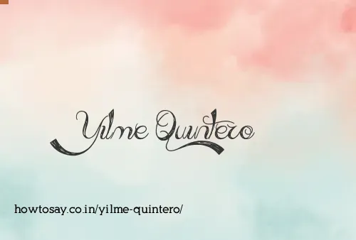Yilme Quintero