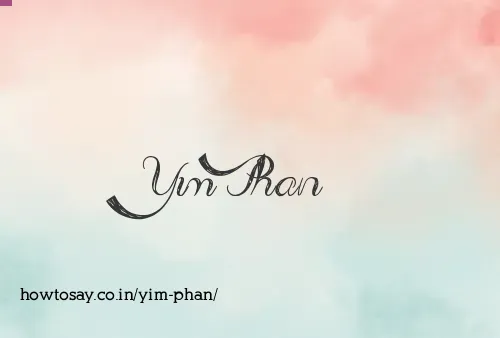 Yim Phan