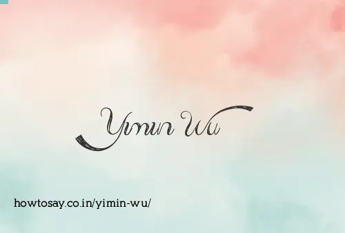 Yimin Wu