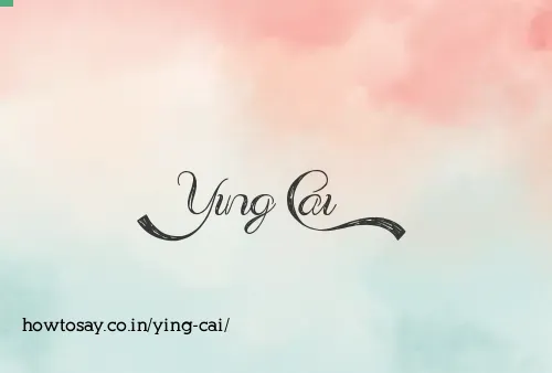 Ying Cai