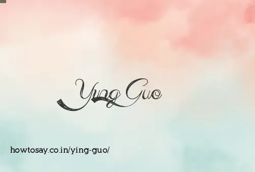 Ying Guo