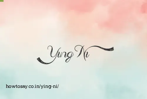 Ying Ni