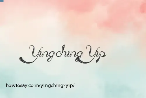 Yingching Yip
