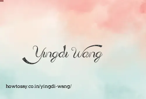 Yingdi Wang
