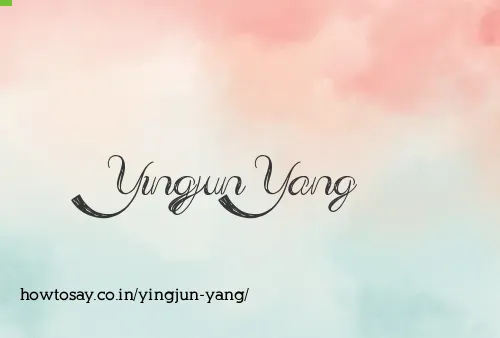 Yingjun Yang
