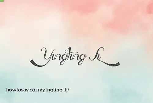 Yingting Li