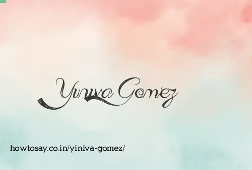 Yiniva Gomez