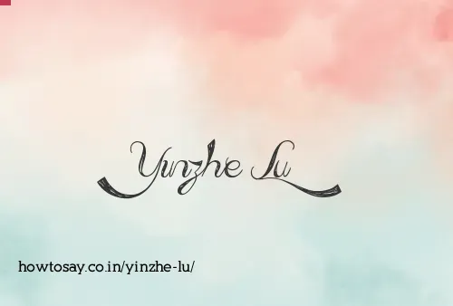 Yinzhe Lu