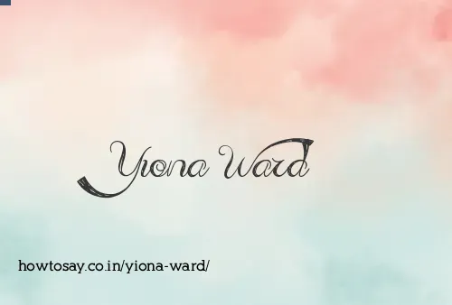 Yiona Ward