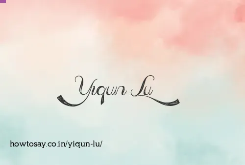 Yiqun Lu