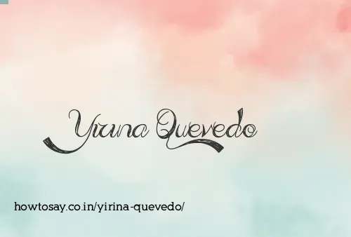 Yirina Quevedo