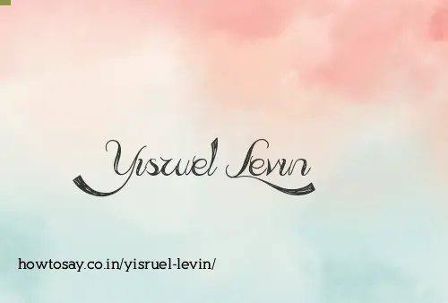 Yisruel Levin