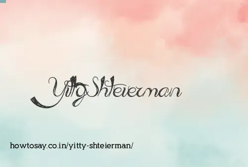 Yitty Shteierman